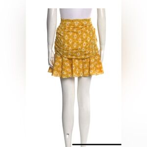 Veronica Beard-Floral Print Mini Skirt